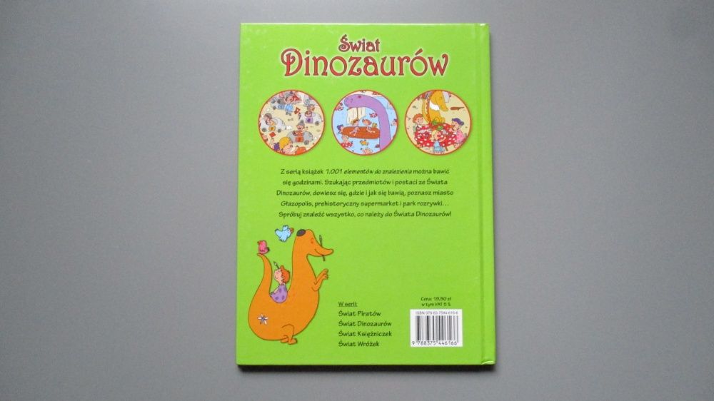 Świat Dinozaurów 1001 elementów do znalezienia Rea