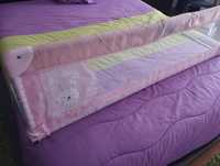 Barreira de cama Asalvo 150cm Rosa