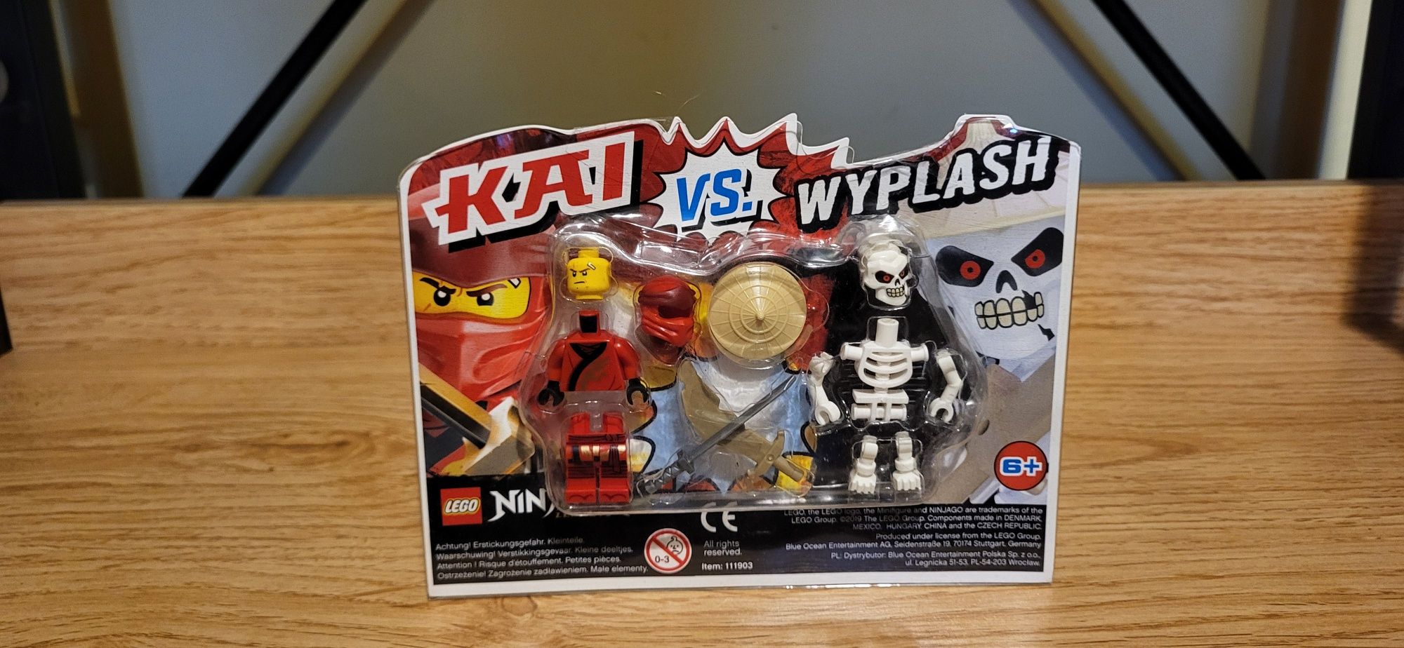 Lego Ninjago 111903 Kai vs Wyplash blister z minifigurkami