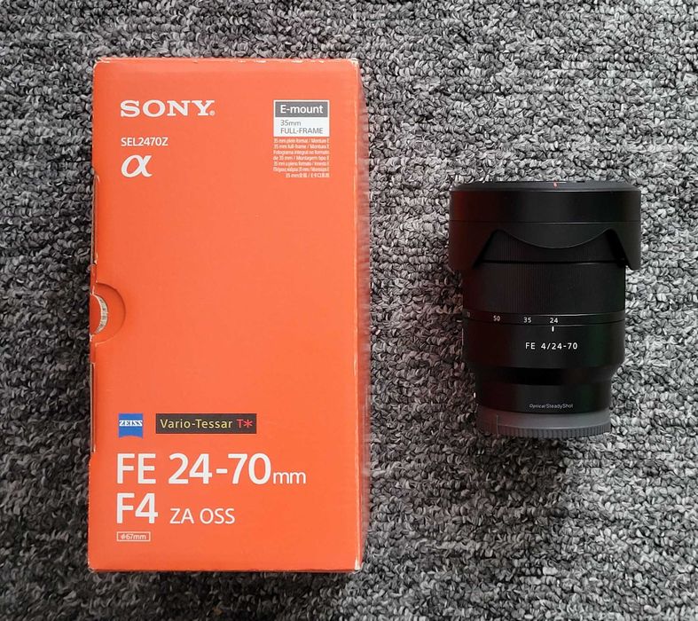 Obiektyw Sony Zeiss Vario-Tessar® T* FE 24-70 mm F4 ZA OSS
