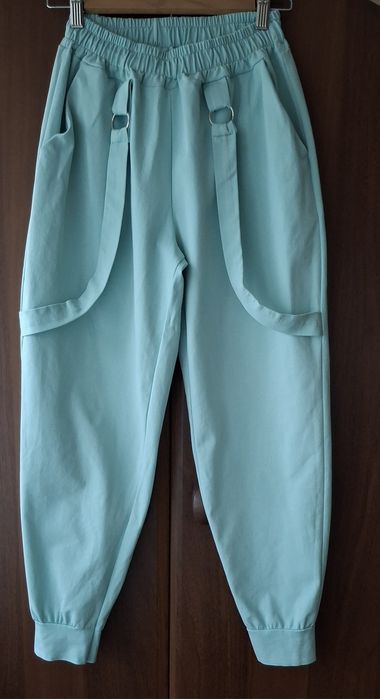 Spodnie włoskie szelki M/L na gumce