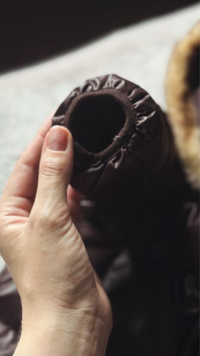 Зимовий комбінезон конверт, Gap baby, шоколадний колір, на 0-3 місяці