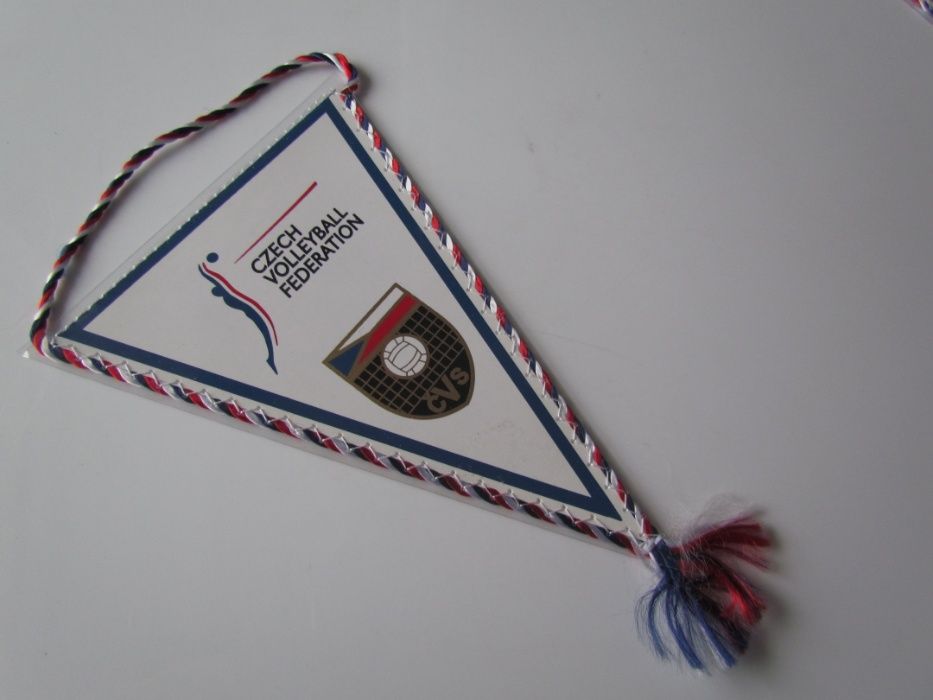 Proporczyk Siatkówka Czeska Federacja Siatkówki Czechy Flaga