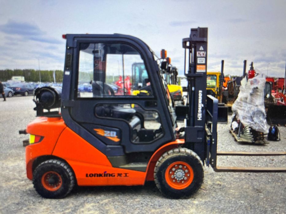 Wózek widłowy Lonking 2T z kabiną z ogrzewaniem jak NOWY 200mth