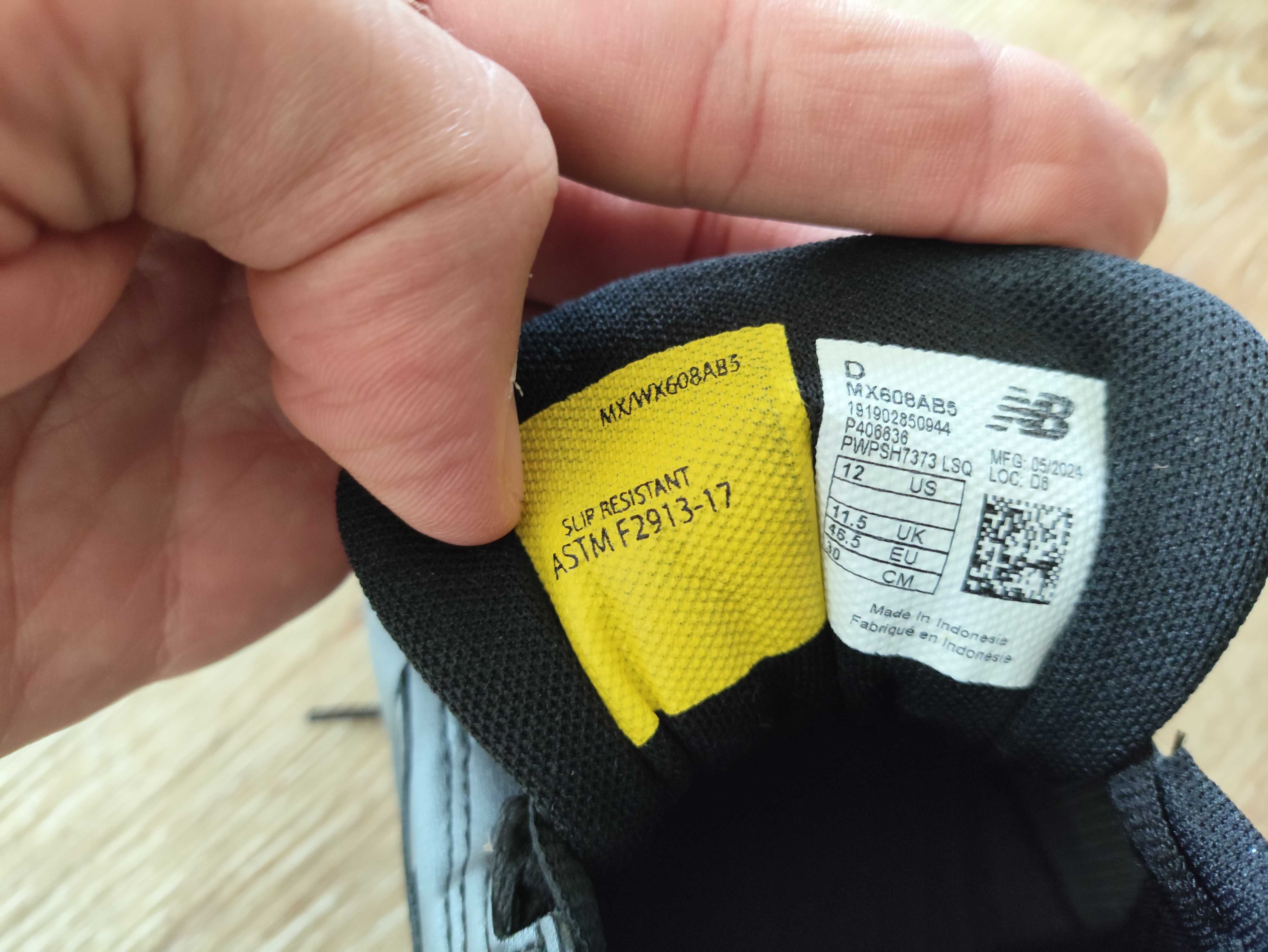 Buty męskie sportowe new balance 46,5, 30 cm model 608 nowe nieużywane