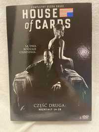 DVD, House of Cards, sezon 2, 4 płyty, nowe