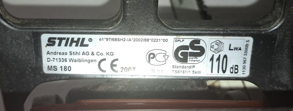 Piła spalinowa Stihl MS 180C
Piła spalino