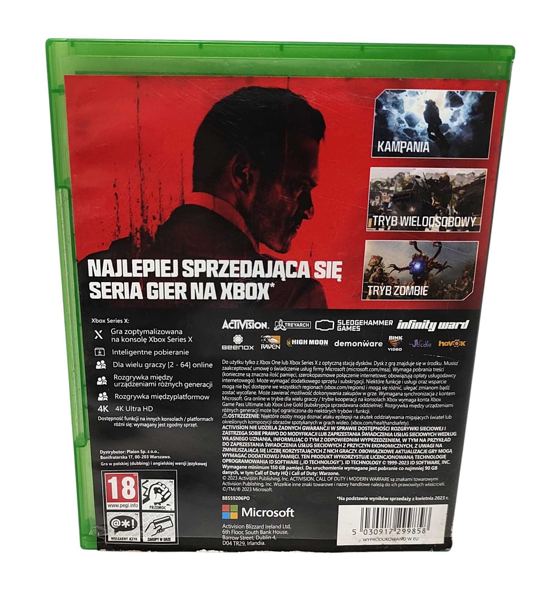 Gra na Xbox One/Series X  Call OF Duty MODERN WARFARE III