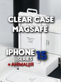 Чехол Clear Case Magsafe на iPhone 14 Pro Max 1:1 прозрачный чохол