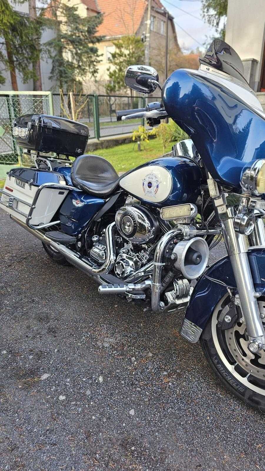 Harley-Davidson Electra Police/ oryginalny policyjny sprzęt!