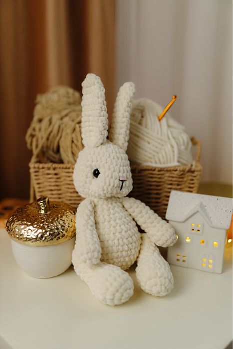 Вʼязані іграшки для малюків, амігурумі, гіпоалергенна пряжа