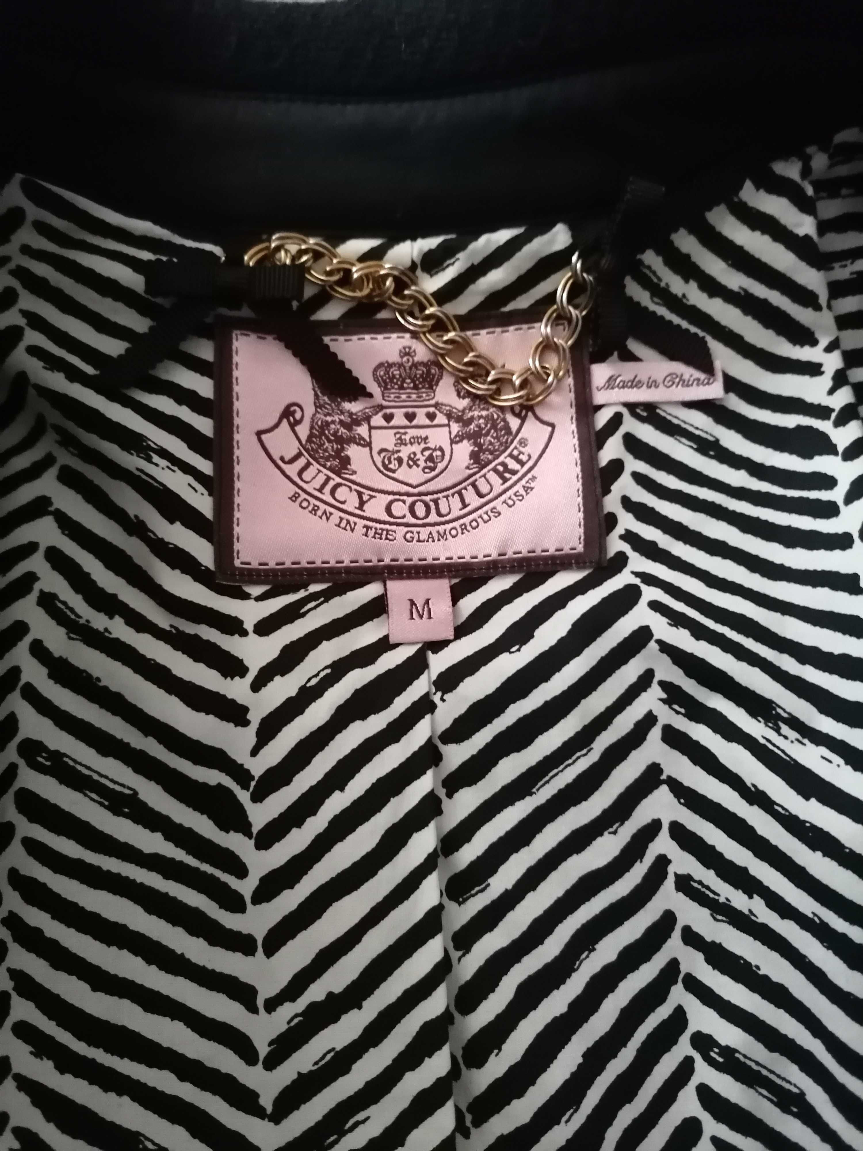 Куртка, полупальто, пиджак черная JUICY COUTURE(USА) ориг. р.М(44-46)