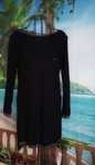 Túnica Carolina Herrera preto dourado M/L
