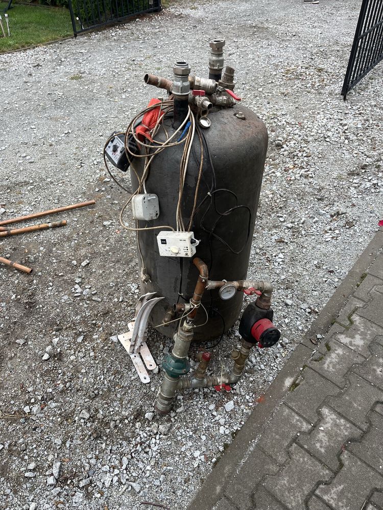 Podgrzewacz do wody Bojler 120 l z pompa i sterownikem cwu baypass
