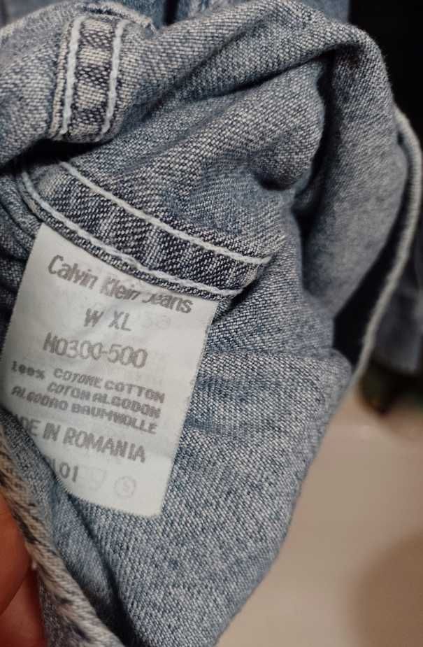 (XL) Calvin Klein/ Męska koszula jeansowa, dżinsowa koszula