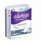 Always Discreet 0%, 40 podpasek dla kobiet na nietrzymanie moczu
