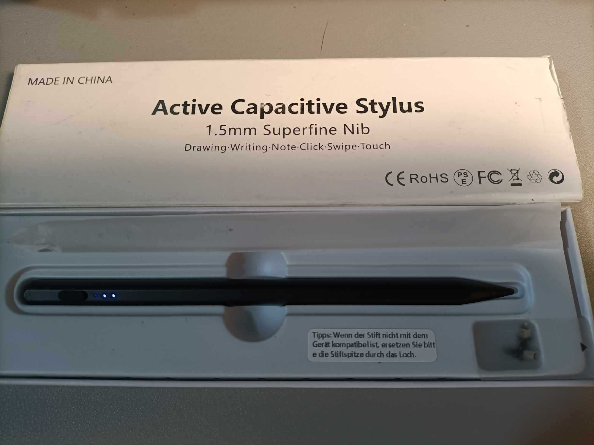 Rysik Active Capacitive Stylus 1.5 mm czarny