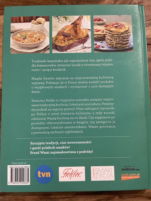 Ksiazka kucharska Smaczna Polska Magdy Gessler