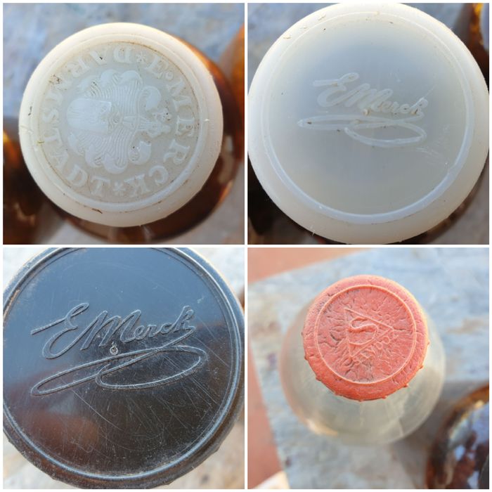 Frascos antigos diversos