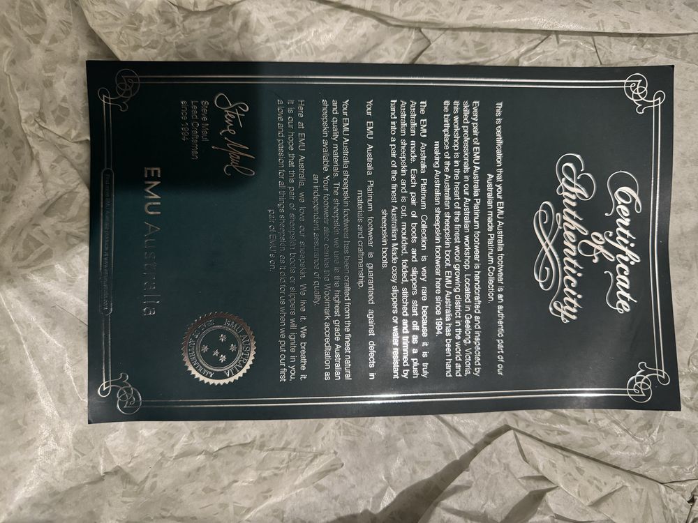 EMU Australia, 42, чоловічі