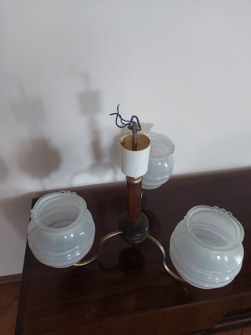 Lampa sufitowa PRL