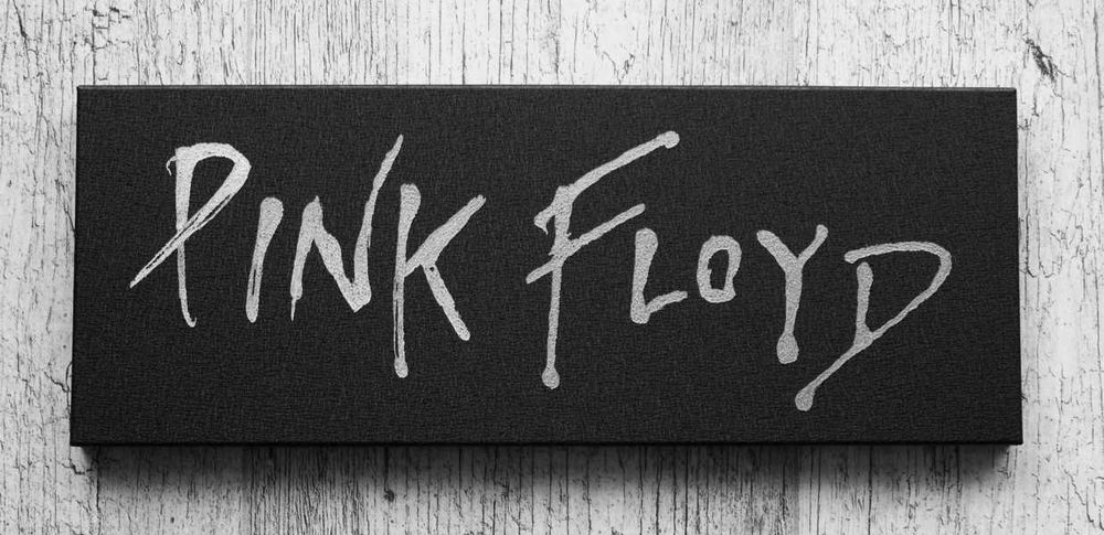Pink Floyd logo grawerowane na blasze... Grawer