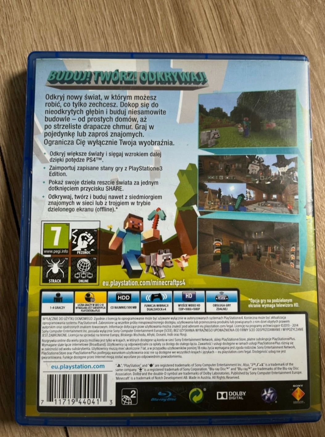 Minecraft PlayStation edition