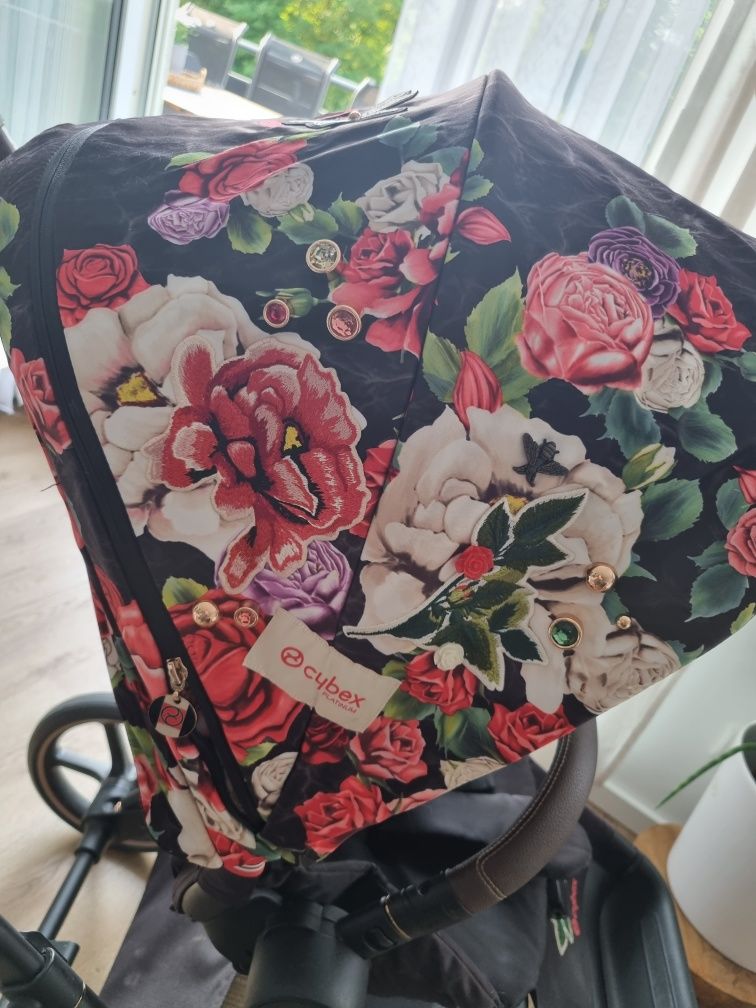 Tapicerka cybex spring blossom dark