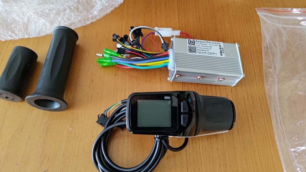 Sterownik, Wyświetlacz z manetka  24V36V-60V 250W-1000W wysyłka gratis