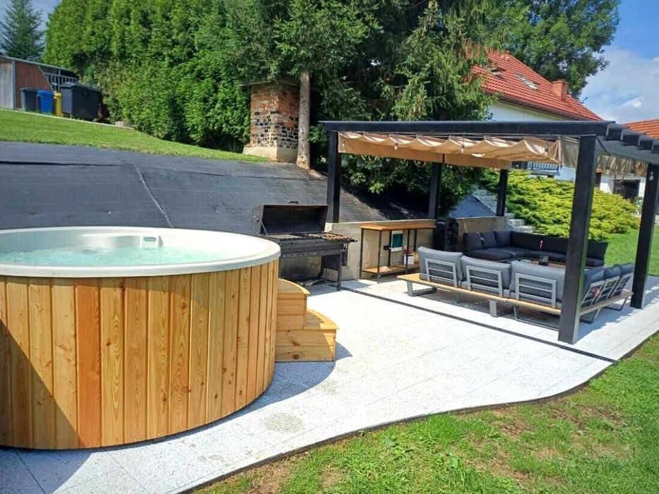 Elektryczna balia ogrodowa - 6 kw - jacuzzi – podświetlenie – raty 0%