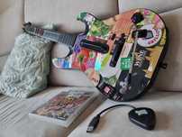 Gitara Guitar Hero PS3 oraz PC bezprzewodowa z odbiornikiem