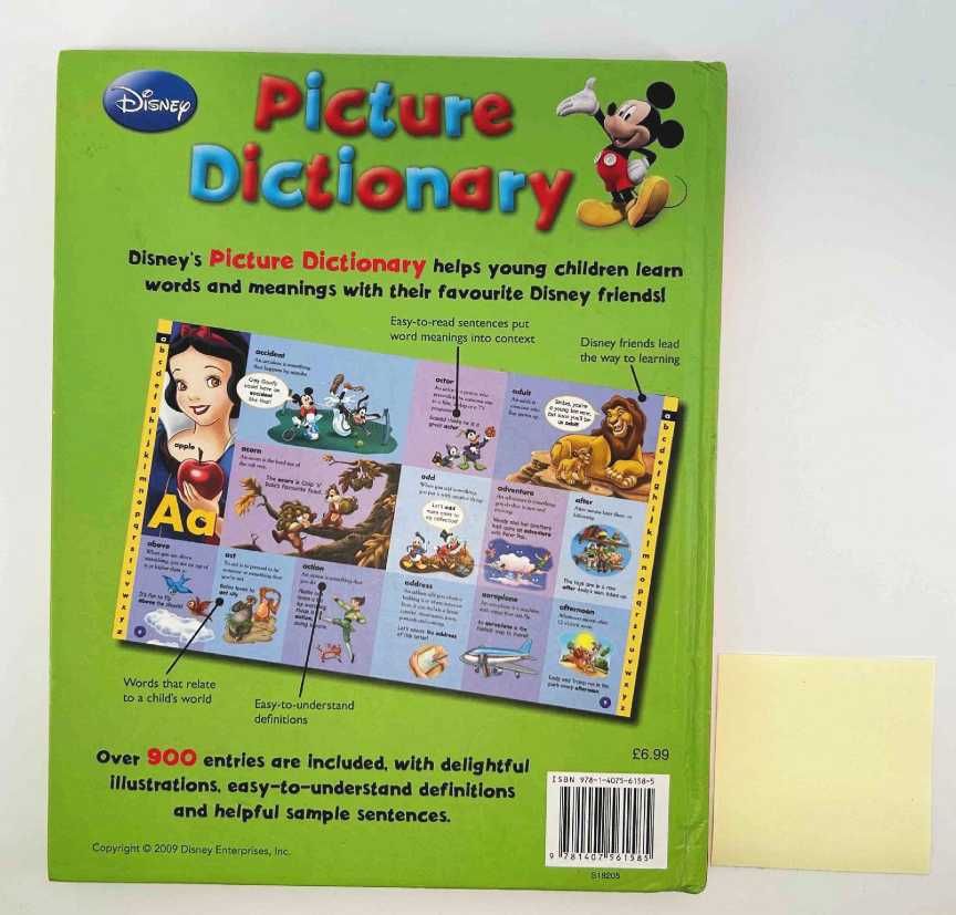 Disney Picture Dictionary Słownik obrazkowy z wyjaśnionymi znaczeniami