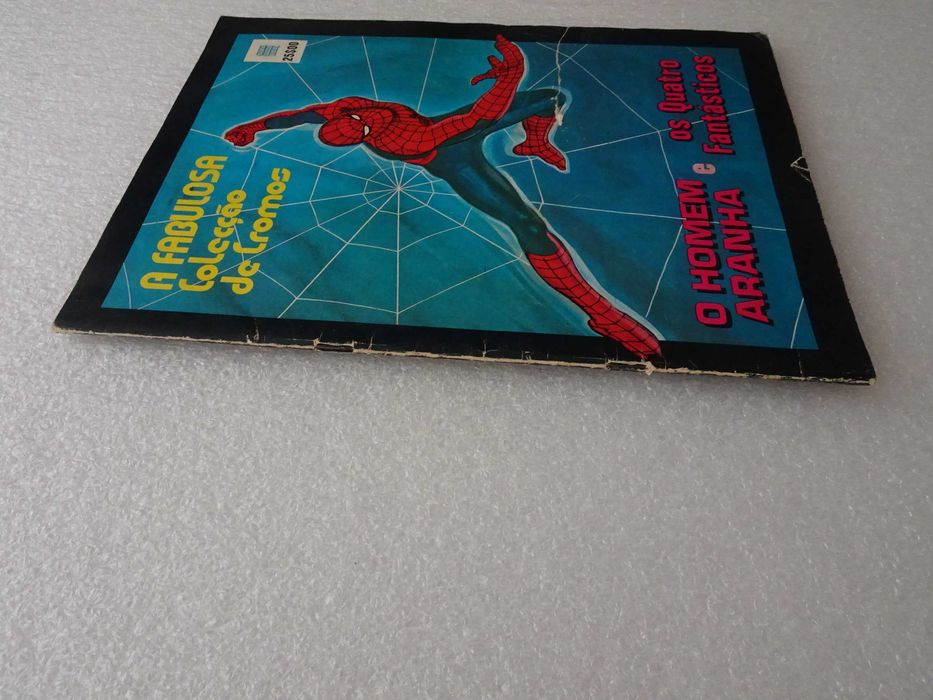 Caderneta cromos A Fabulosa O Homem Aranha Quatro Fantásticos (Falt 83
