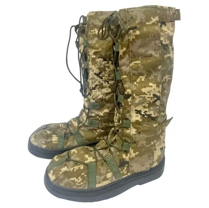 Бахилы военные утепленные непромокаемые ЗСУ.  Размеры от 39 до 48