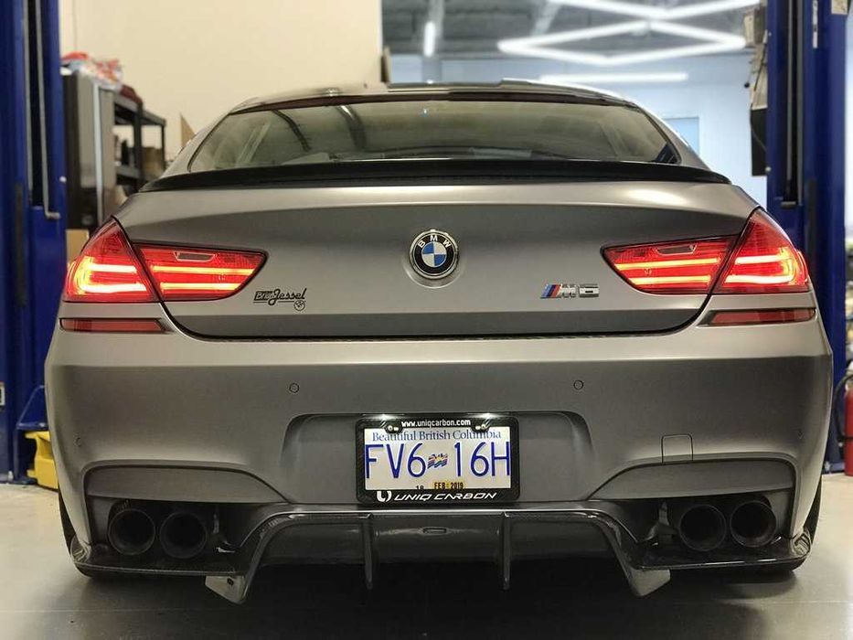 диффузор bmw f06 f12 f13 карбон накладка заднего бампера бмв m6 Carbon