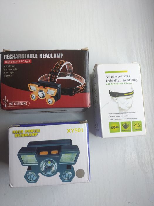 Ліхтар налобний 18650