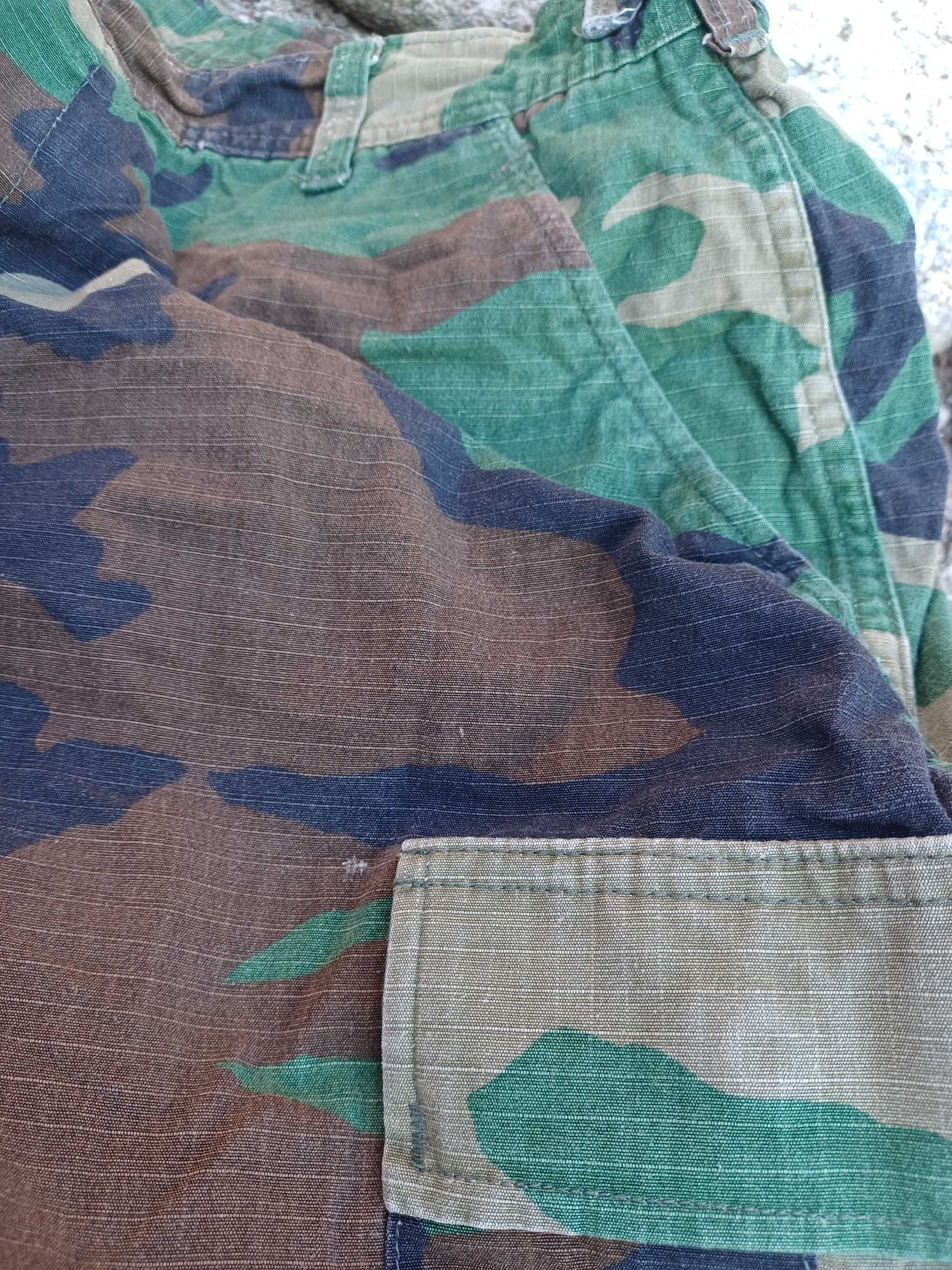 Spodnie wojskowe US Army woodland M/S