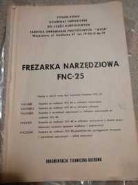 Instrukcja obsługi DTR frezarka Fnc25 Avia