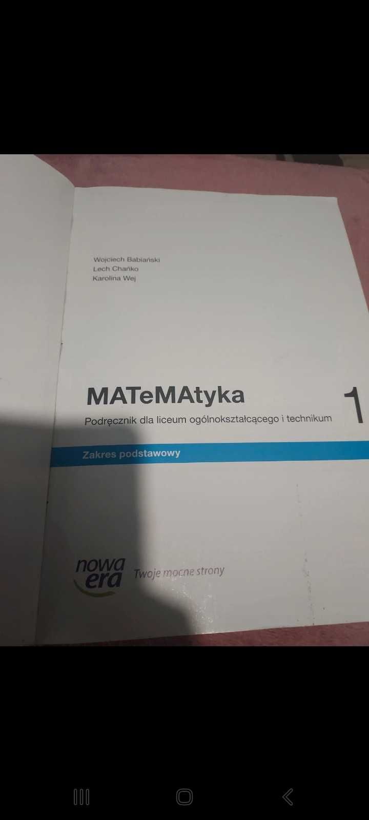 Podręcznik do Matematyki kl.1