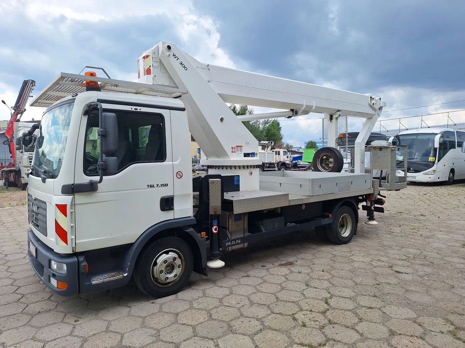 MAN podnośnik koszowy zwyżka Wumag WT 300  podnośnik koszowy zwyżka Wumag WT 300