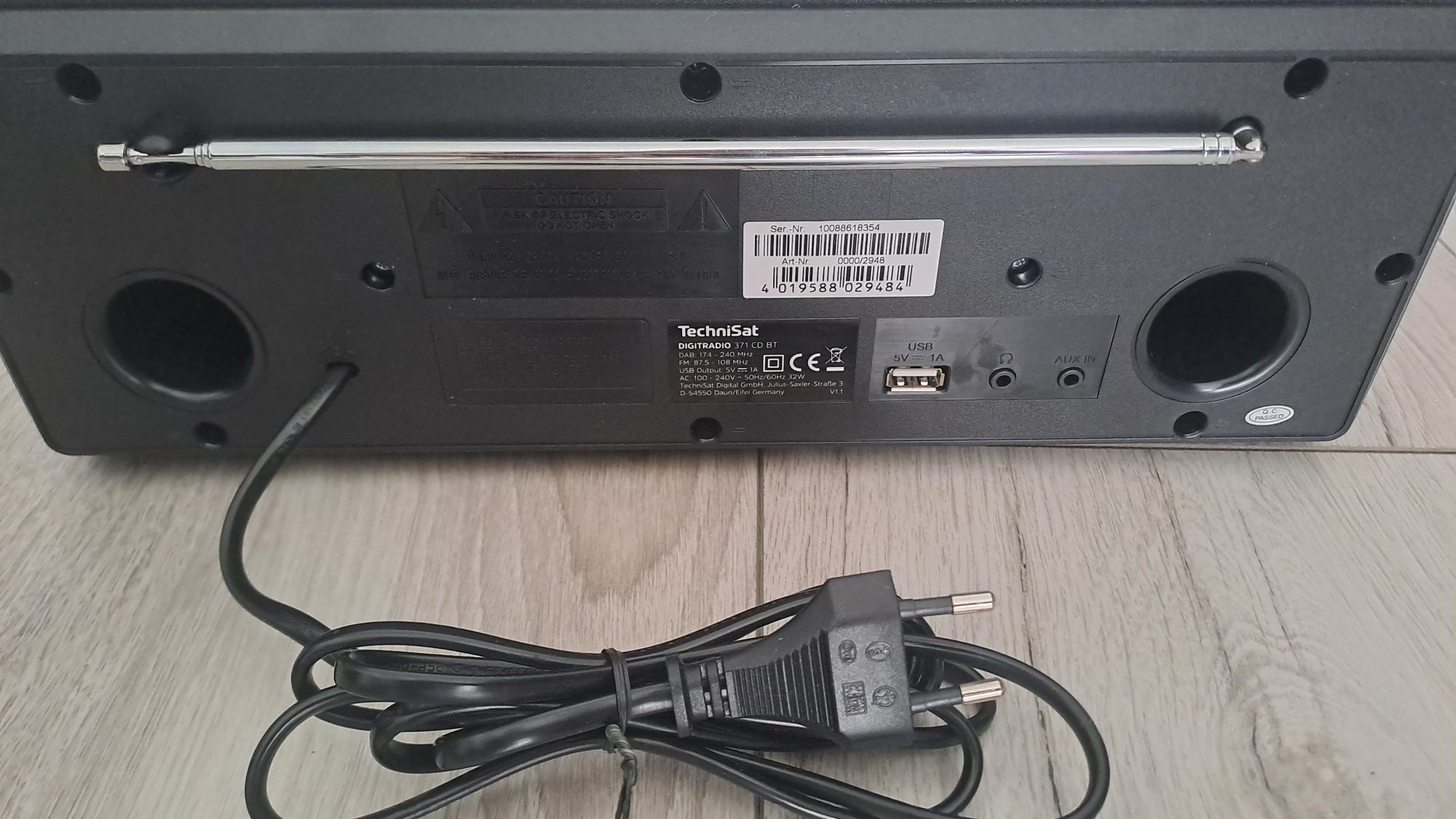 Radio sieciowe Technisat Digitradio 371 CD BT bluetooth FM DAB+ CD AUX