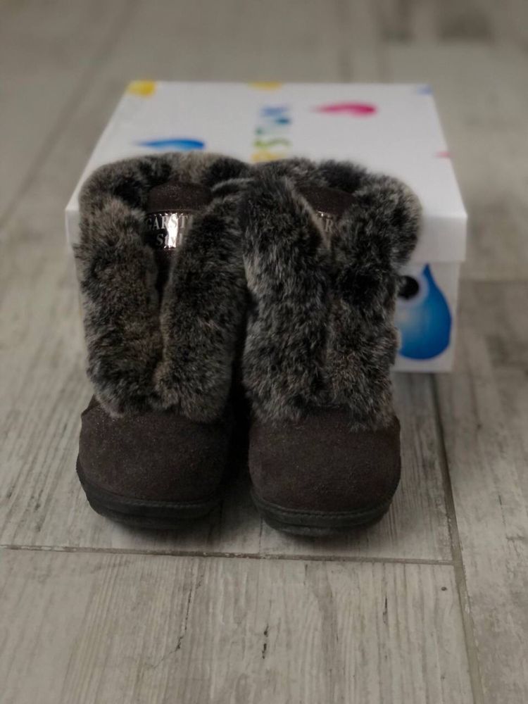 Зимние натуральная кожа ботинки, полусапожки на девочку