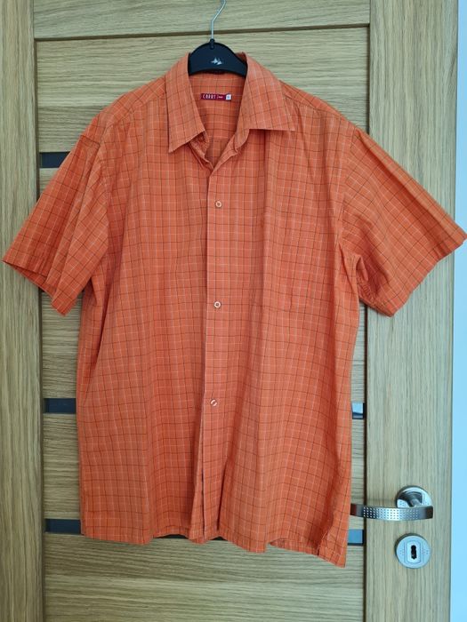 Koszula z krótkim rękawem XL bawełniana