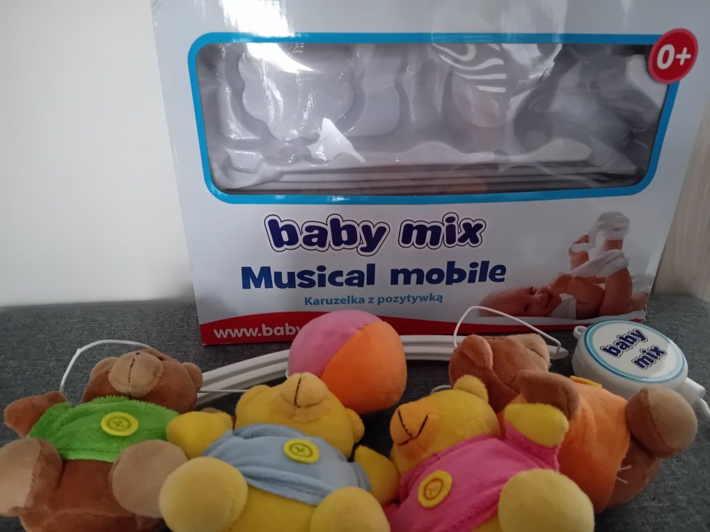 Karuzela z pozytywką baby mix