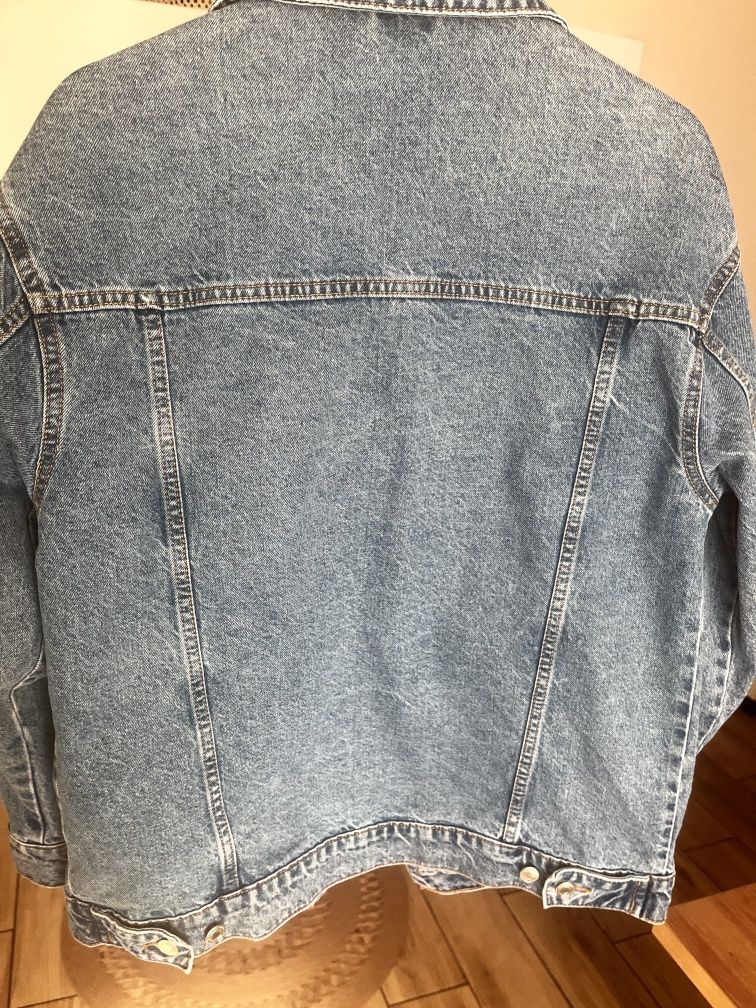 Женский джинсовый пиджак/курточка. Размер S/M.