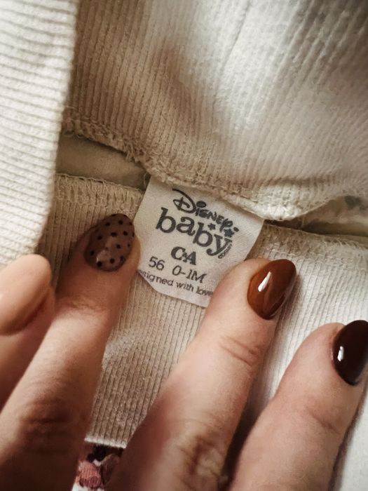 Przesliczne spodnie leginsy wyprawka 56 kwiaty