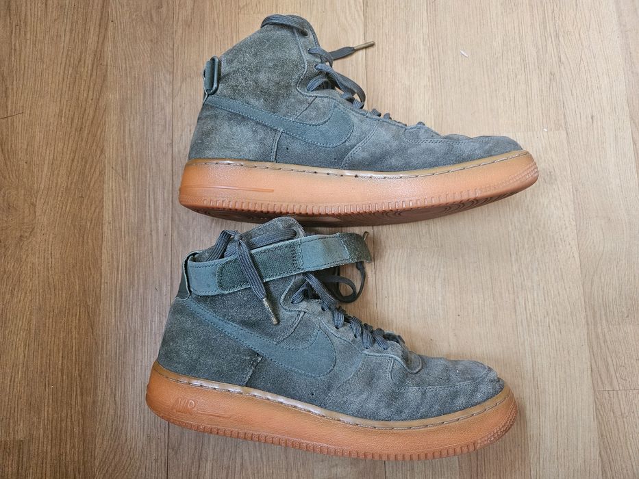 Buty NIKE Air Force 1 High '07 LV8 Suede Zielony