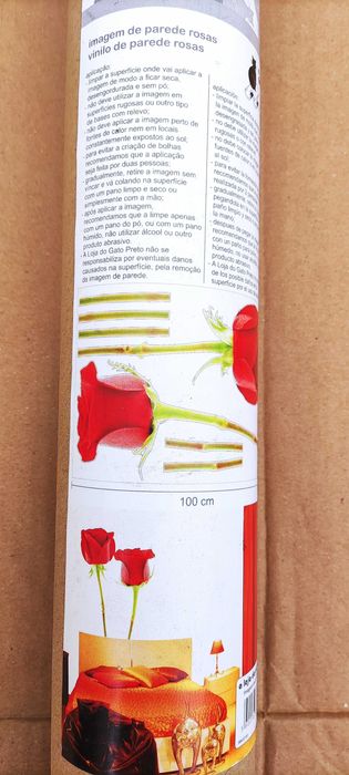 Papel Parede Imagem Bambu Rosas Decorativo Decoração Quadro