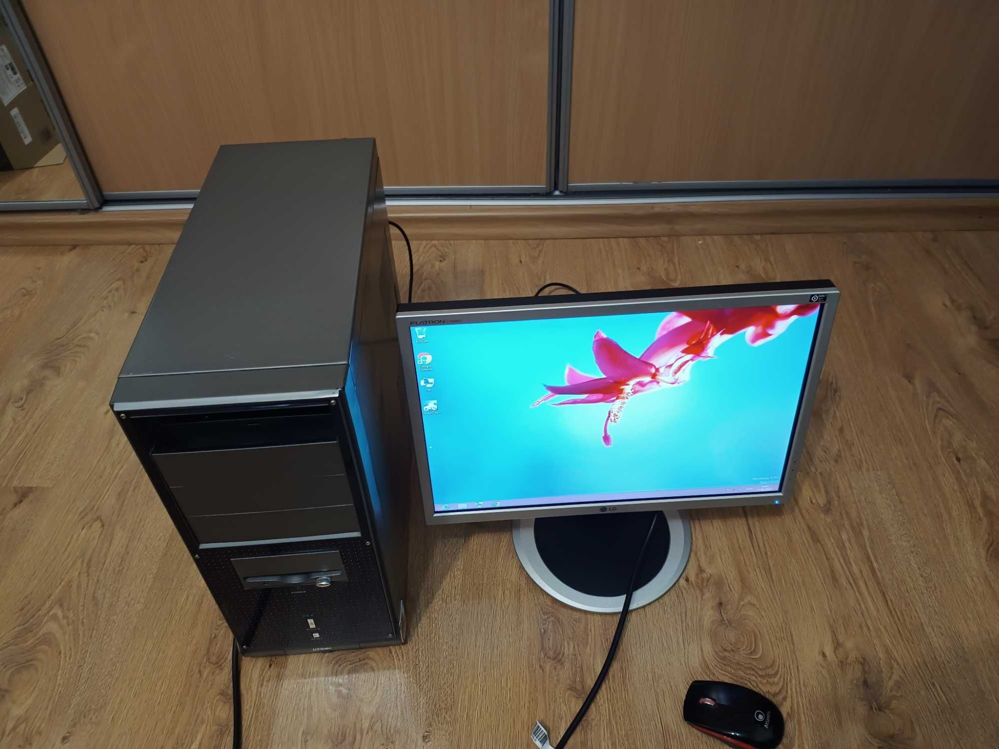 Комп'ютер + монітор pentium e2180, 8ram/32ssd/320hdd для навчання