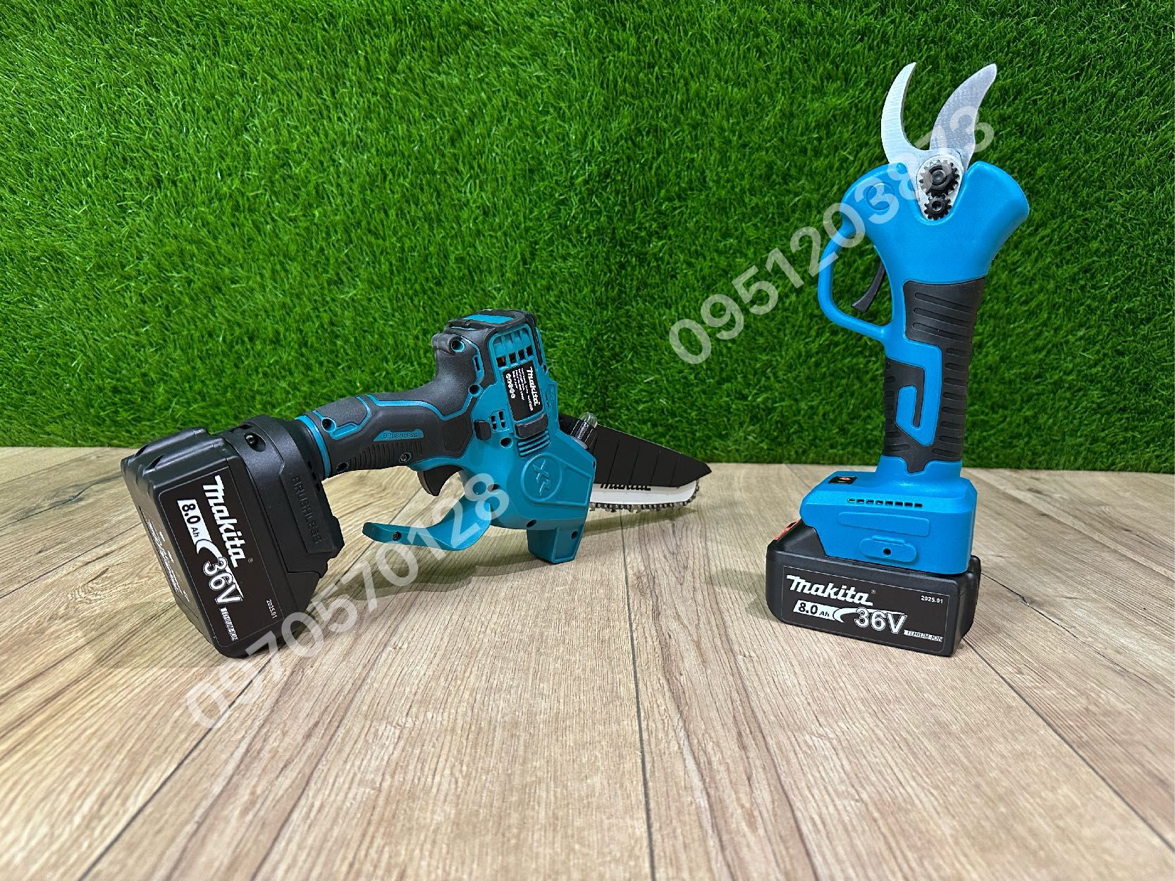 Набор садовый 2/1 Makita Секатор DMT80BL + Мини пилка DUC325BL 36V 8Ah